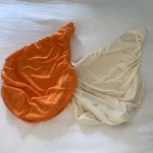 Two Amazon crop tops